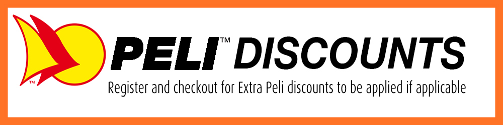Register on the site to get extra Peli discounts when applicable